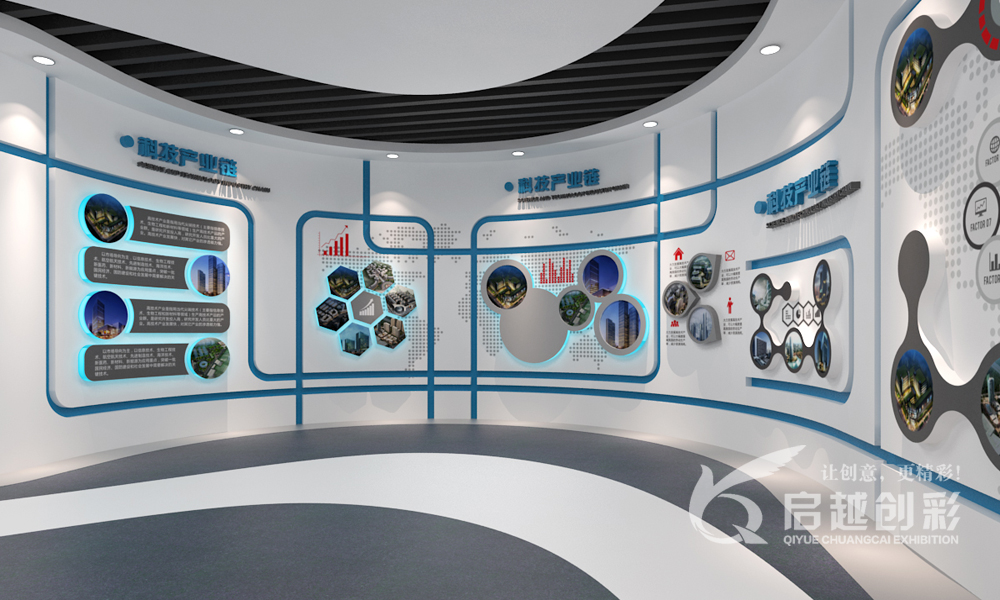 企业发展文化展厅——四川启越创彩展览展示服务的核心价值